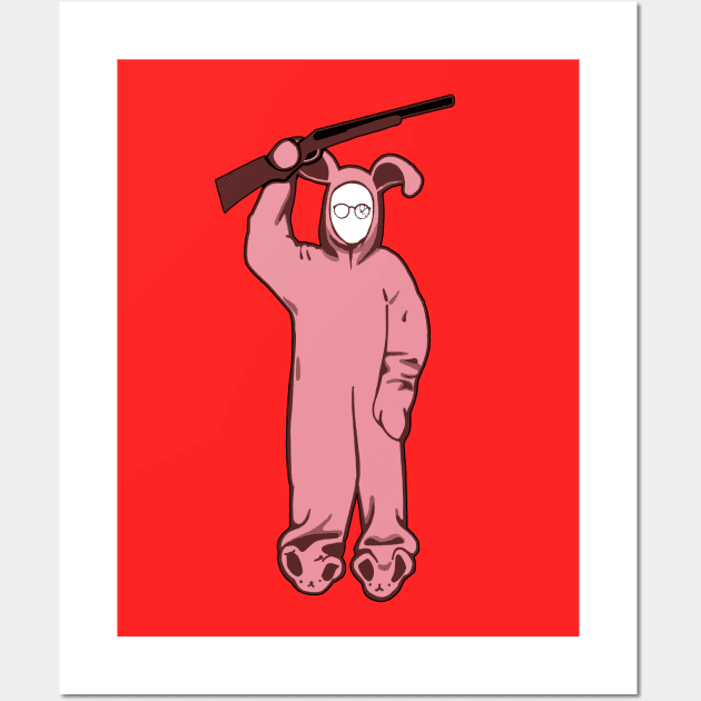 ralphie - this is my boom stick Wall Art by Mr Eggs Favorites